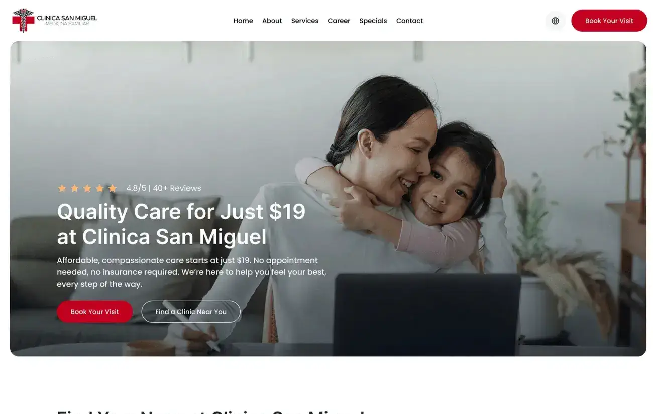 Medical Clinic Management Website